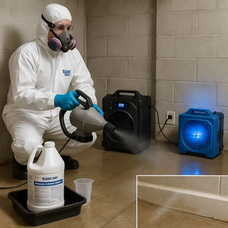 Sanitization and Odor Removal process in La Habra, CA
