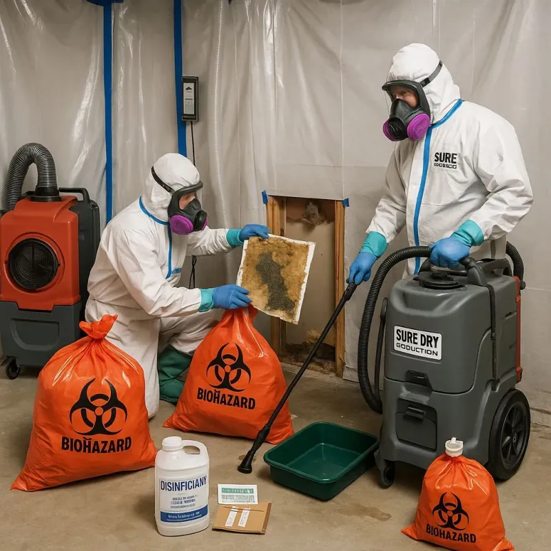 Contaminated Water Handling Protocols process in La Habra, CA