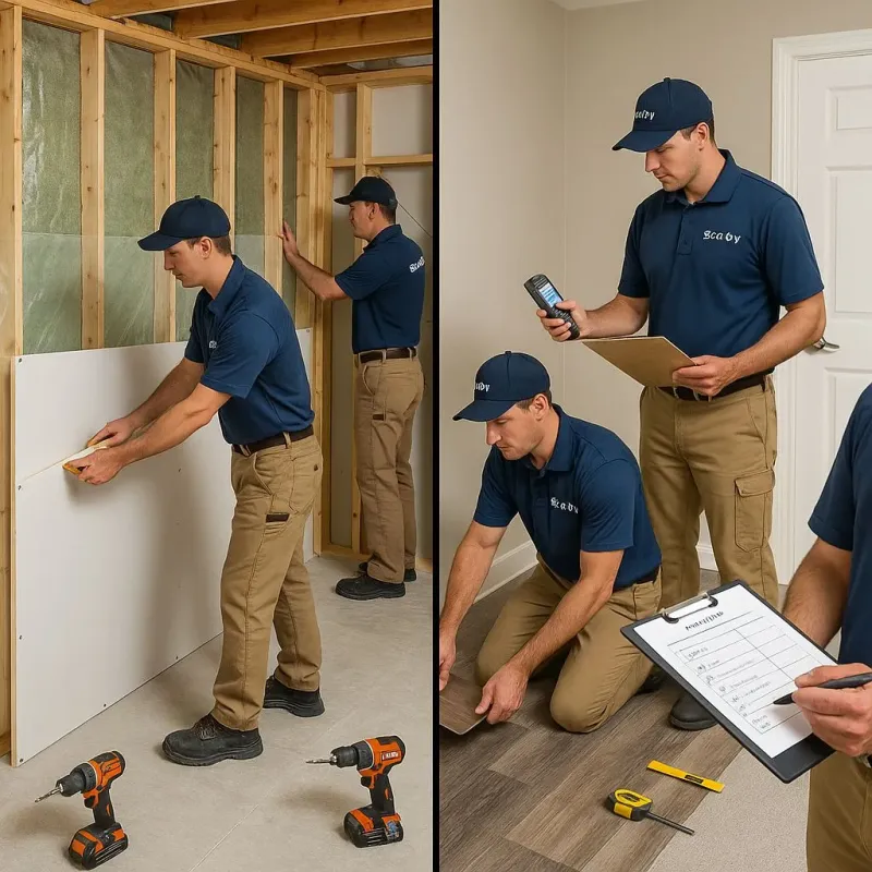 Repairs and Reconstruction process in La Habra, CA